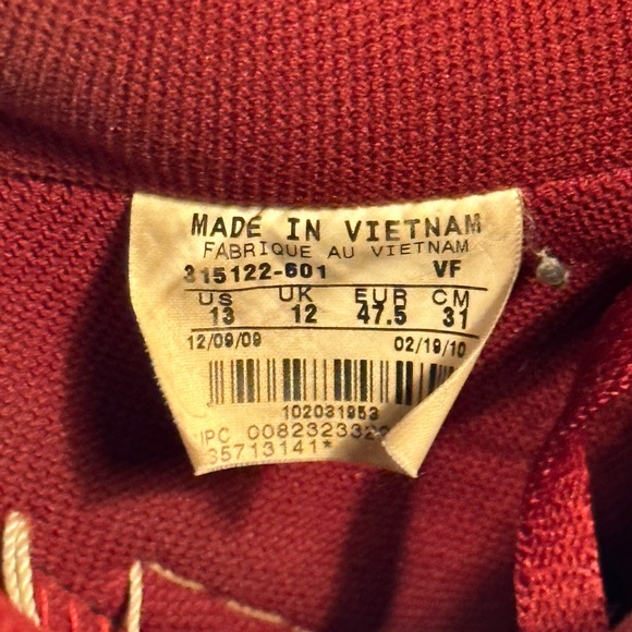 Nike Air-Force 1 Team Red Patent Leather Sneakers - Picture 4 of 7